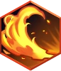 ไอคอนทักษะ Flame Wave